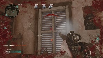 Call of Duty ww2 first no scope wallbang ever