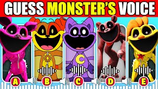 IMPOSSIBLE 🔊 Guess the MONSTER'S VOICE | Poppy Playtime Chapter 4 & Rejected Smiling Critters