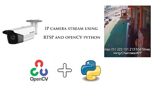 IP camera stream using RTSP and openCV python