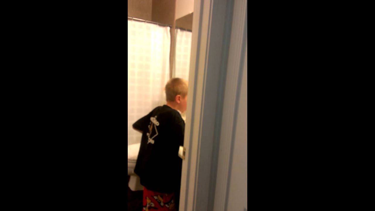 Mother Sneaks Up On Son Singing In The Bathroom Youtube