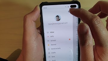 Galaxy S10 / S10+: How to Re-arrange or reoder Mail Folder