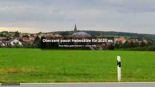 Oberzent passt Hebesätze für 2025 an - Gewerbesteuer News