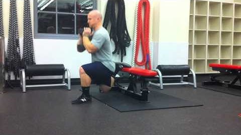 Dumbbell Goblet Bulgarian Split Squat