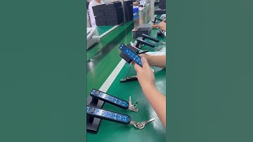 smart lock assembly lines #fingerprint_lock #factory #smartlock #tools #machine #lock #smartlocks