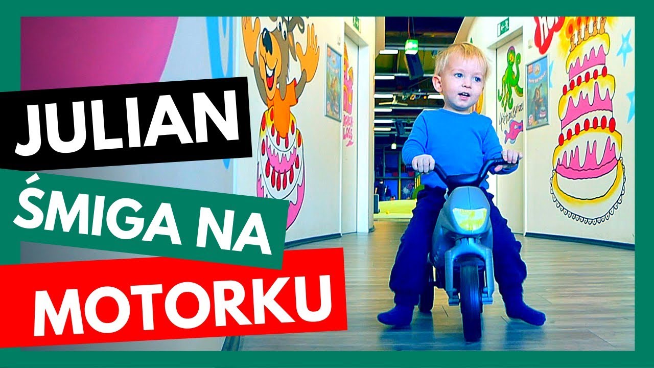 MOTOREK DLA DZIECI 1,5 roczny Julian ogarnia ROWEREK BIEGOWY MOTOCYKL
