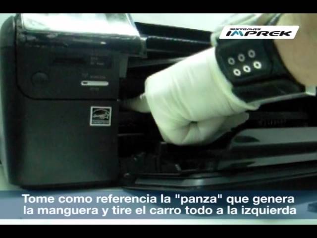 Instalación de sistema continuo en impresora Hp D110, F4480, C4780 - YouTube