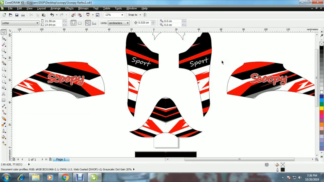 KUMPULAN DECAL POLA MOTOR