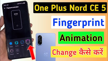 How to Set Fingerprint Animation in OnePlus Nord CE 5 | Fingerprint Effect Kaise Lagaye