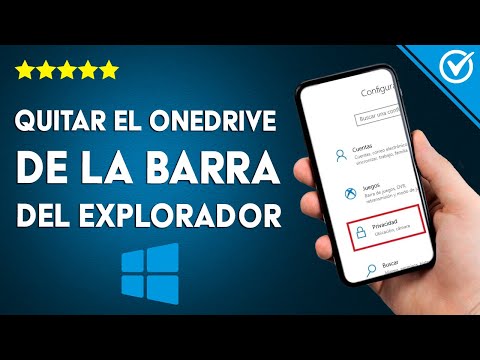 ¿Cómo quitar ONEDRIVE de la barra lateral del explorador de archivos en Windows 10?