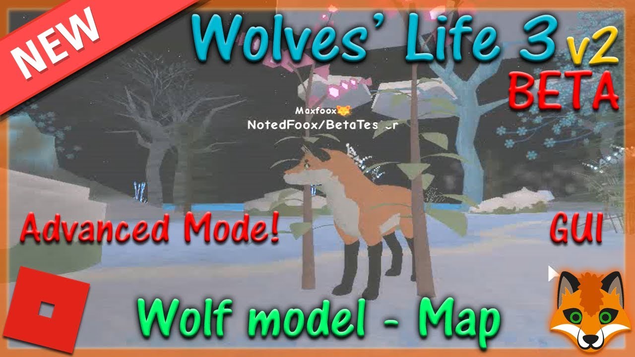 Roblox New Wolves Life 3 V2 Beta 1 Hd Youtube