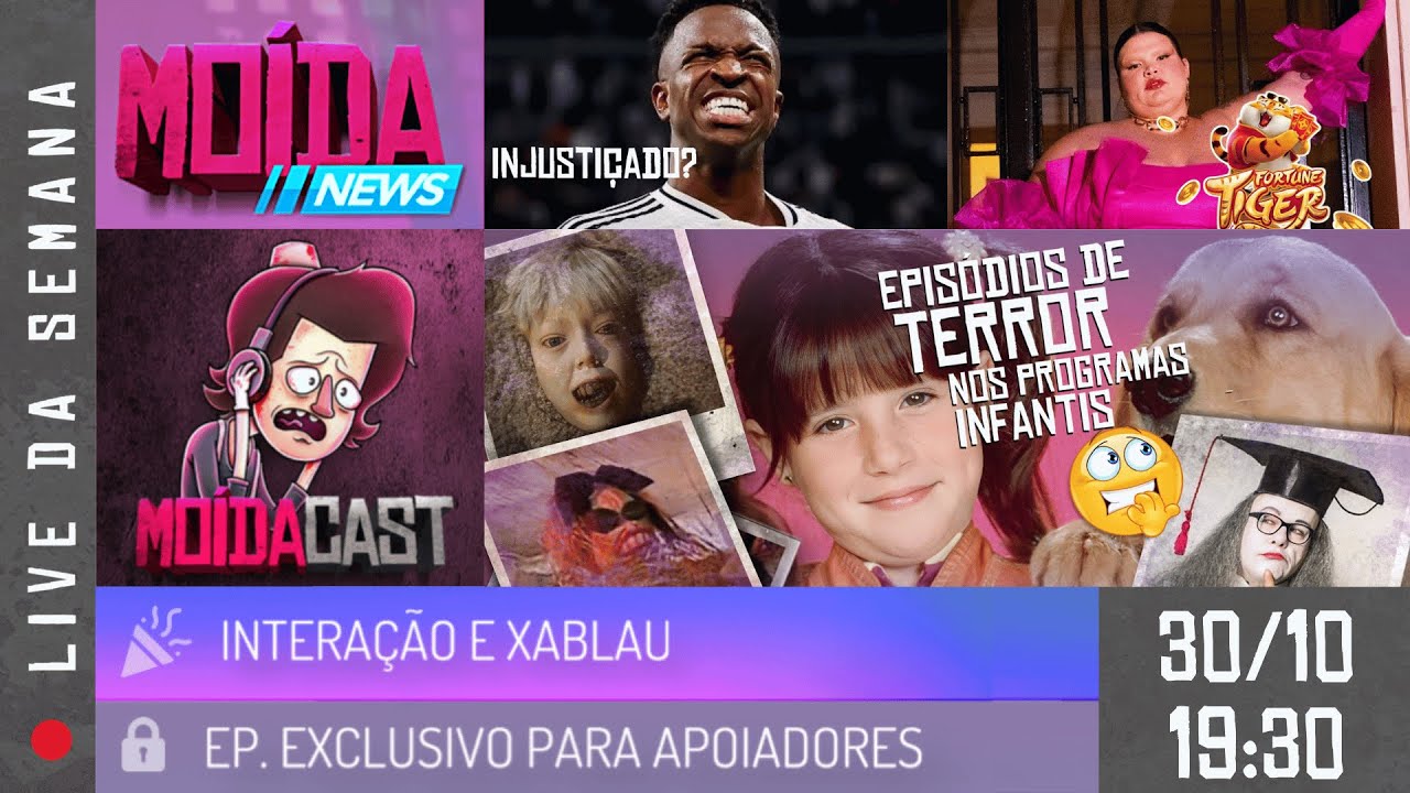 Vini Jr foi INJUSTIÇADO? I HALLOWEEN dos PROGRAMAS INFANTIS dos anos 90 I Live completa 30/10/2024