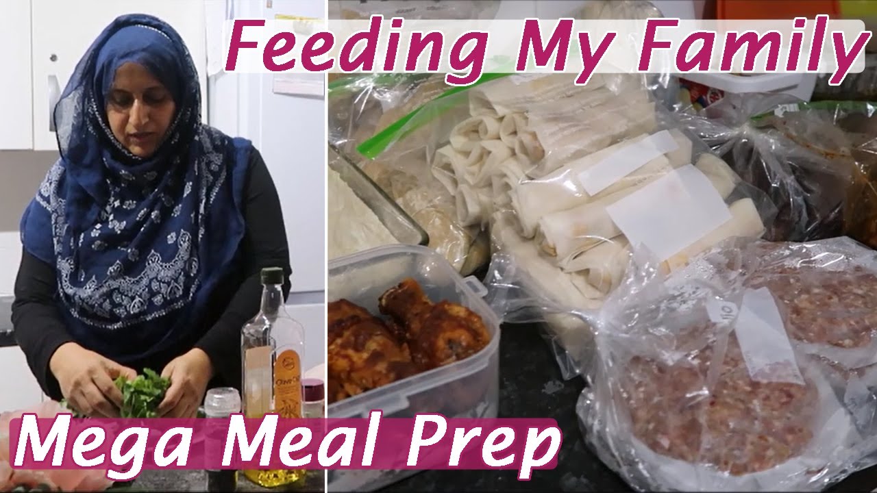 Мега-приготовление еды к праздникам | Как накормить семью из 8 человек | Шамса