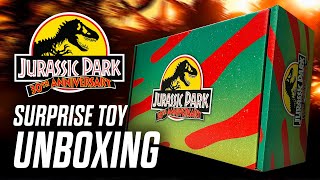 WHAT'S IN THE BOX? Jurassic Park 30th Anniversary Mystery Toy Unboxing / collectjurassic.com