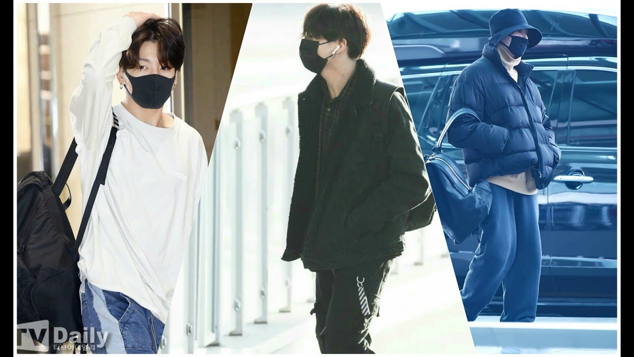 BTS March 19th Airport Fashion – Drama Chronicles