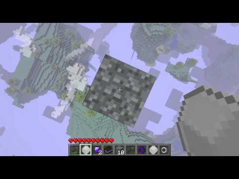 Minecraft Aether Mod Cloud Parachute HIGHEST POINT JUMP 