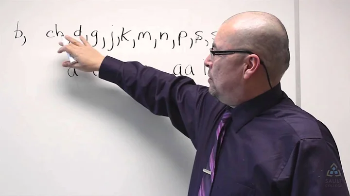 lets start Ojibwe - Lesson 3, Sound Chart