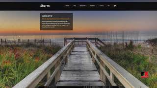 Storm WordPress - Full Screen Background Theme      Calvin Sylvester