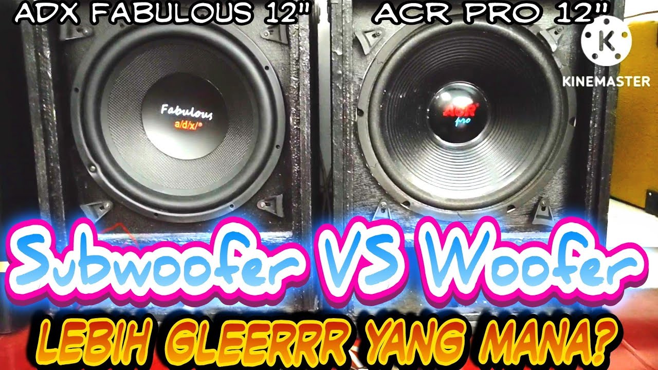 Subwoofer VS Woofer bagus yang mana? | ADX Fabulous 12