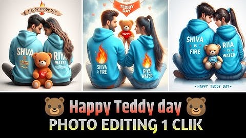 How to Create 3D Ai Happy Teddy Day 🧸 Image Creator | Teddy Day Photo Editing | Bing Image Creator