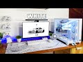 FINALMENTE MEU SETUP GAMER FULL WHITE FICOU PRONTO (Muito Lindo)