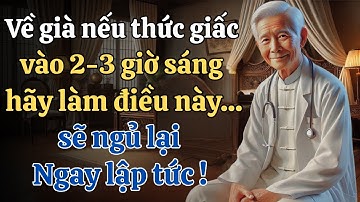 Về già thức giấc vào 2-3 giờ sáng, hãy làm điều này – sẽ ngủ lại ngay lập tức!