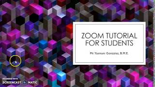 Zoom Student Tutorial