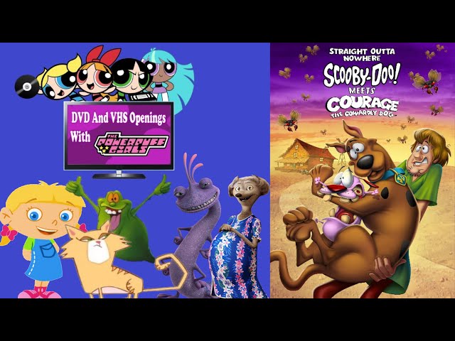 Scooby doo meets courage the cowardly dog dvd opening