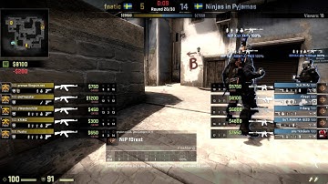 CS:GO fnatic V NiP Mirage FACEIT League 2015