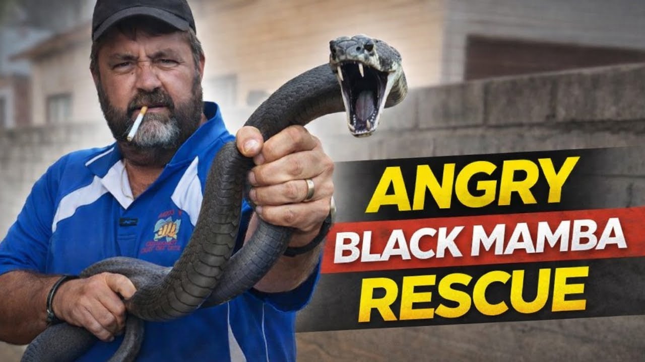Angry Black Mamba Rescue🐍🐍 #viralvideo
