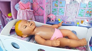 Fun playing with a talking doll! Funny Baby Videos