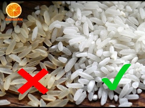 كيف تعرف الفرق بين الأرز الاصلي والأرز المزيف