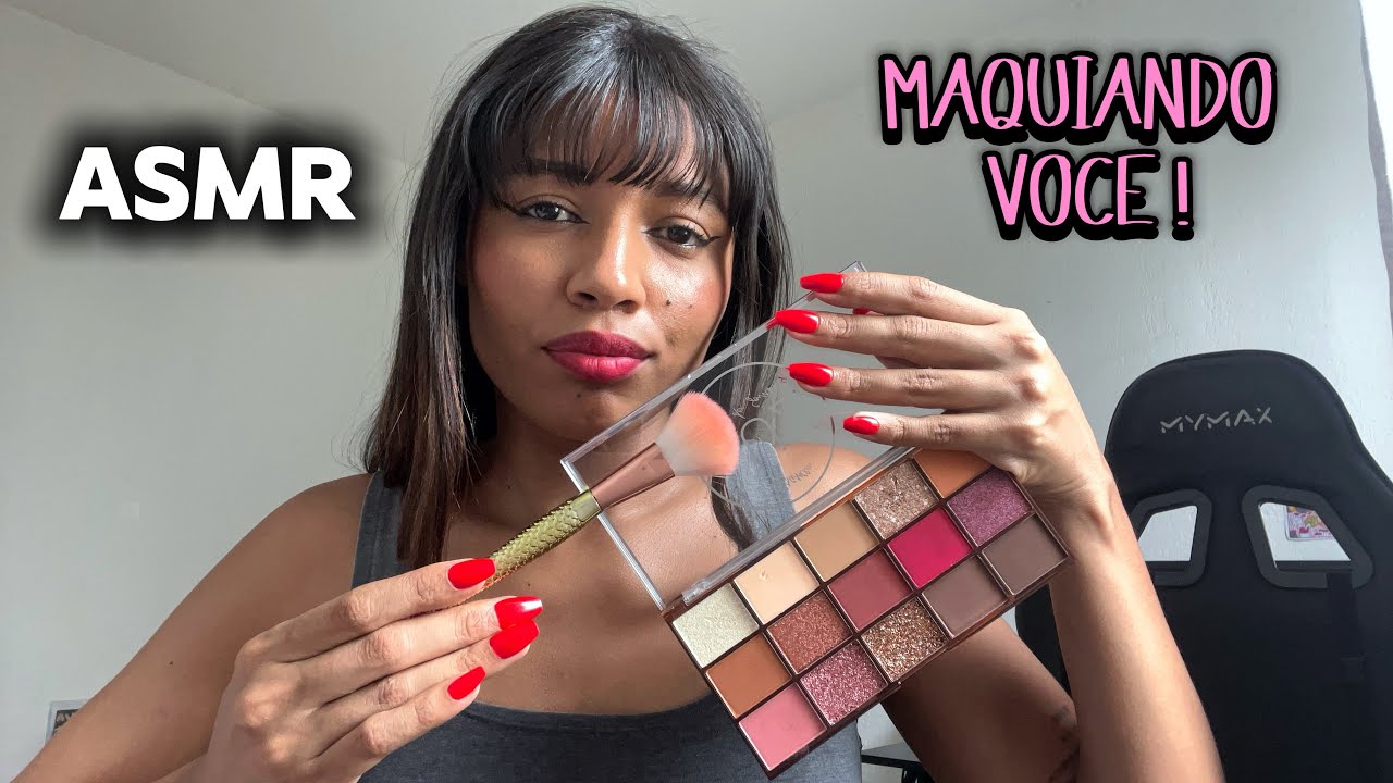 ASMR - maquiando você até o sono chegar 😴💤