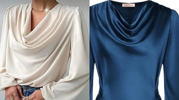 How to draft a cowl neck top (2 different methods)