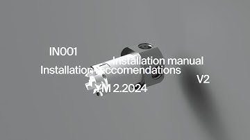 IN001 Installation instruction. English version.