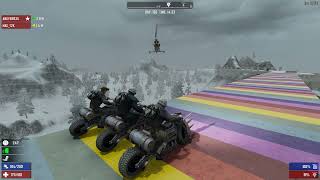 I built Rainbow Road in 7 Days to Die!