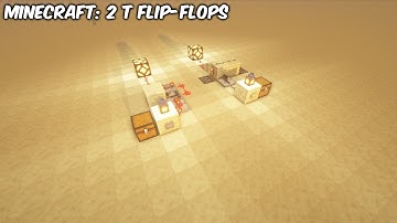 Minecraft: How to Turn a Button Into a Lever (T Flip-Flop)