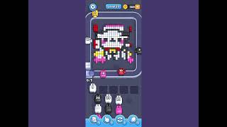 pixel flow level 35 gameplay Solution walkthrough 