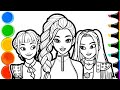 Cute Kpop Rumi Drawing for kids, Painting   Coloring for kids, Toddlers   Let s Draw Together