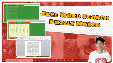 Free Word Search Puzzle Maker || Tutorial #001