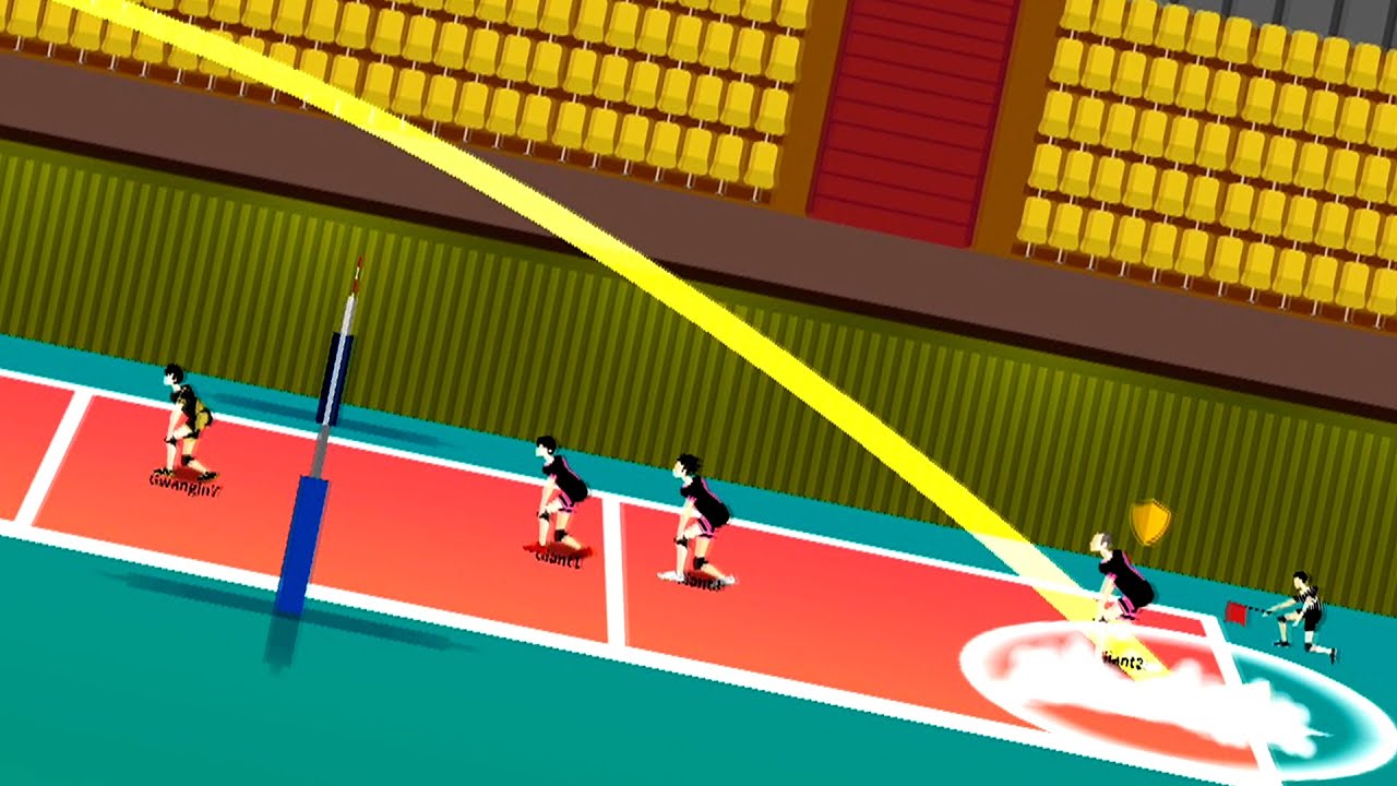 Killer volleyball serves. Incredible volleyball match YouTube