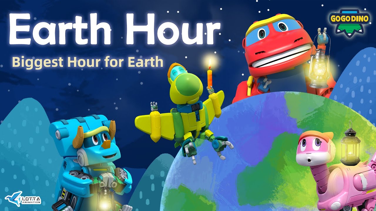 Create the Biggest Hour for Earth 🌎| GOGODINO Earth Hour 2025 Special Compilation | Dinosaur Cartoon