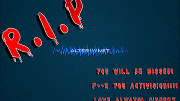 R.I.P AlterIWNet - You will be missed - A Tribute