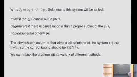 A Tricky Problem on Sums of Two Squares - Enrico Bombieri