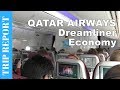 Tripreport - Qatar Airways Boeing 787 Dreamliner Economy Doha - CPH - Inflight Meals - Travel video