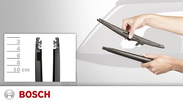 Rear Parking Finger Connection - How to install Bosch Spectrum DirectFit Rear Wiper Blades