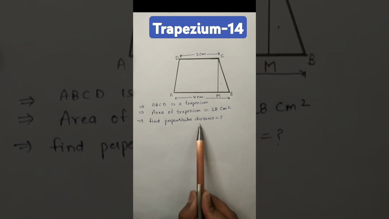 सबसे अच्छी ट्रिक trapezium ki | @mathandtechbyar 