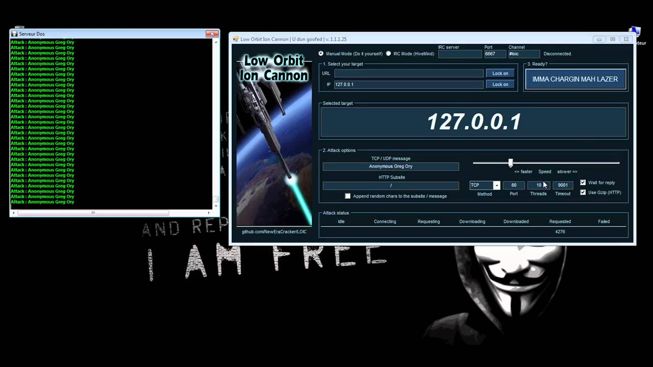 Low orbit ion cannon ddos tool download