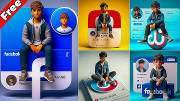 How to Create 3d Ai social media image on instagram | trending social media profile