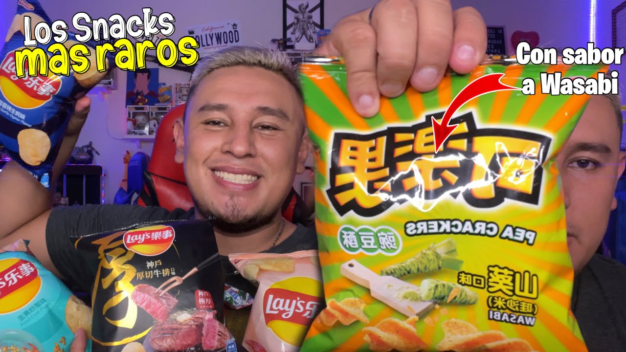 Snacks Raros PROBANDO los SNACKS mas RAROS del MUNDO || Yilbert💎 - YouTube