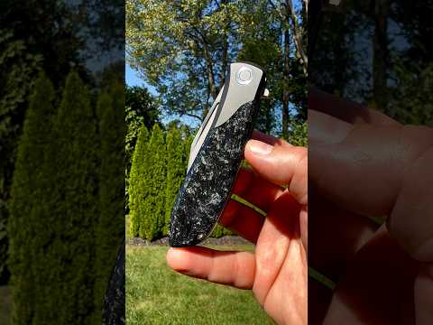Available this Friday, 10/03! Jack Wolf Knives Scuffle Kirinite Black Ice - J.W. Kollab Series